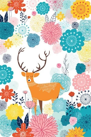 Chumbakdesign Decor & Living Forest Deer White Wall Art 5 Chumbakdesign Decor & Living Forest Deer White Wall Art