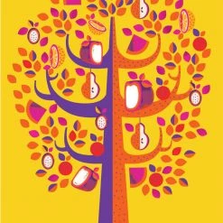 Chumbakdesign Pastel Tree Yellow Wall Art 18 Chumbakdesign Pastel Tree Yellow Wall Art