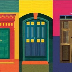 Chumbakdesign 3 Doors Wall Art Decor & Living