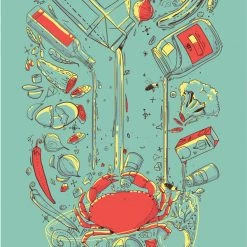 Chumbakdesign Decor & Living Salad Teal Wall Art