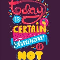 Chumbakdesign Today Is Certain Purple Wall Art Decor & Living