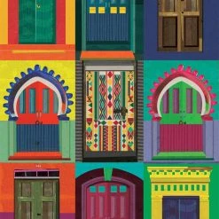 Chumbakdesign Decor & Living 9 Doors Wall Art