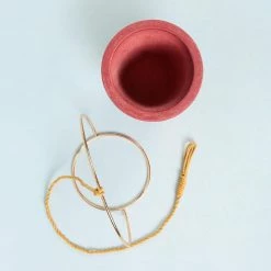 Chumbakdesign Dazzling Blossom Planter - Red Decor & Living 9 Chumbakdesign Dazzling Blossom Planter - Red Decor & Living