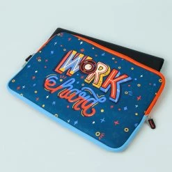 Chumbakdesign Work Hard Laptop Sleeve - 15.6” Bags & Accessories