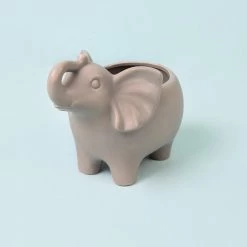 Chumbakdesign Sale Handcrafted Elephant Planter - Grey 8 Chumbakdesign Sale Handcrafted Elephant Planter - Grey
