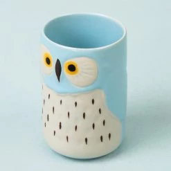 Chumbakdesign Owl Decor Ceramic Tumbler