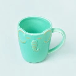 Chumbakdesign Dining & Kitchen Glad Elephant Teal Mug - Large