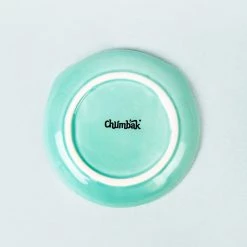 Chumbakdesign Dining & Kitchen Glad Elephant Teal Plate