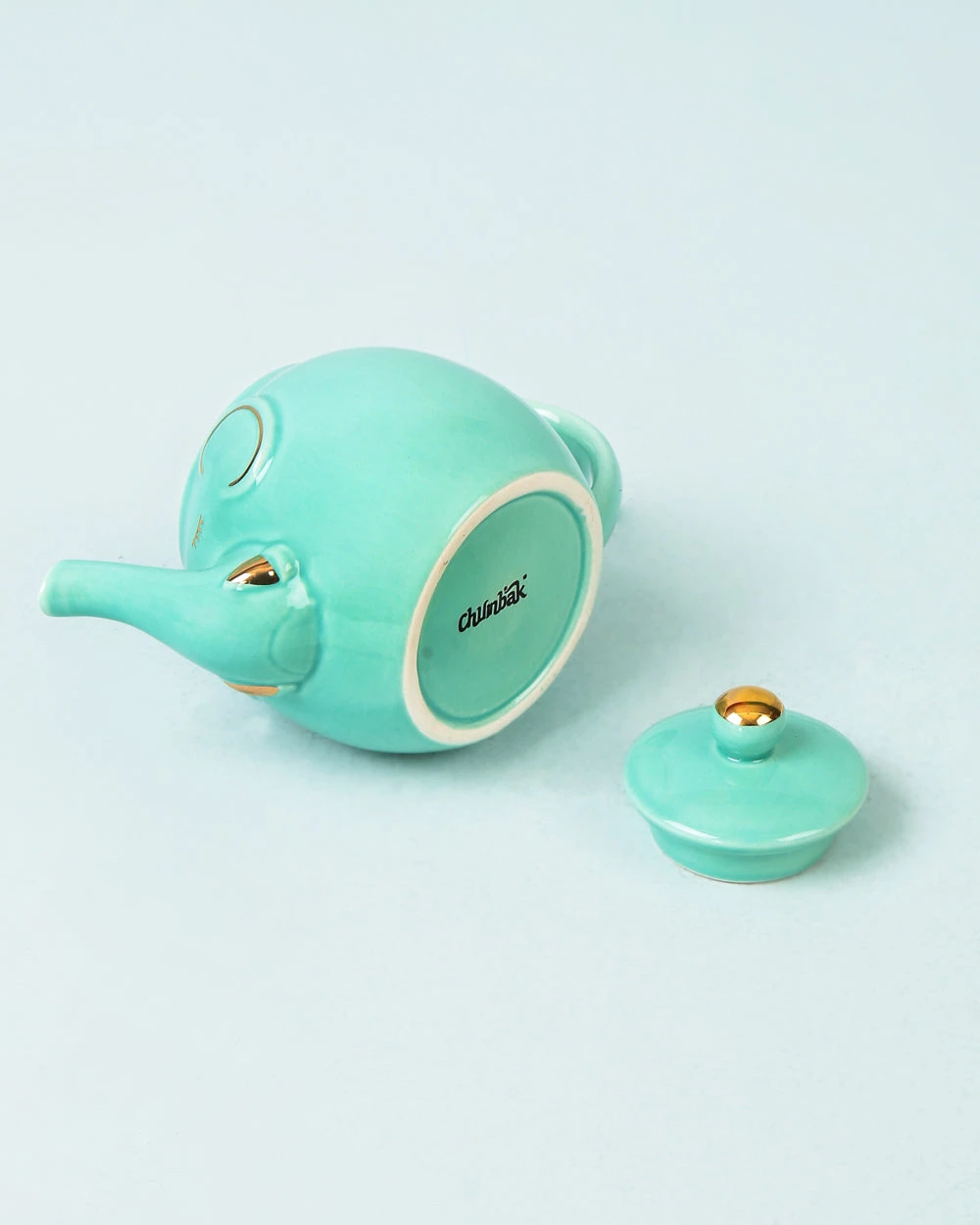 Chumbakdesign Mint Elephant Trunk Kettle 7 Chumbakdesign Mint Elephant Trunk Kettle
