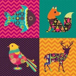 Chumbakdesign Four Animals Wall Art 13 Chumbakdesign Four Animals Wall Art