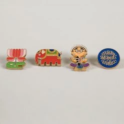 Chumbakdesign Tara Enamel Pin Set Souvenirs & Collectibles