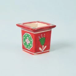 Chumbakdesign Grassy Memories Planter - Red