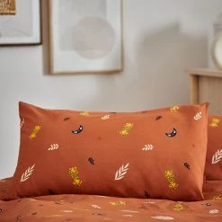 Chumbakdesign TEAL By Chumbak Siberian Tigers Bedsheet - Queen Size, 136TC, Brown Bed & Furnishing 10 Chumbakdesign TEAL By Chumbak Siberian Tigers Bedsheet - Queen Size, 136TC, Brown Bed & Furnishing