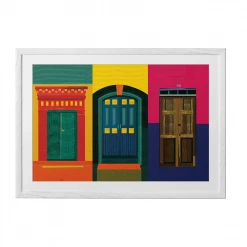 Chumbakdesign 3 Doors Wall Art Decor & Living