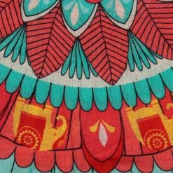 Chumbakdesign Bags & Accessories Indian Mandala Tassel Scarf ' Teal