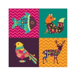 Chumbakdesign Four Animals Wall Art