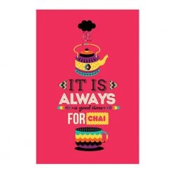 Chumbakdesign Decor & Living Chai Red Wall Art