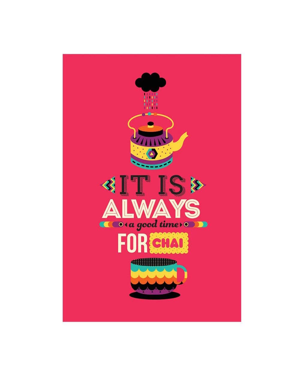 Chumbakdesign Decor & Living Chai Red Wall Art 4 Chumbakdesign Decor & Living Chai Red Wall Art