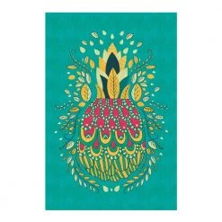 Chumbakdesign Pineapple Teal Wall Art