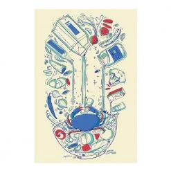 Chumbakdesign Salad White Wall Art