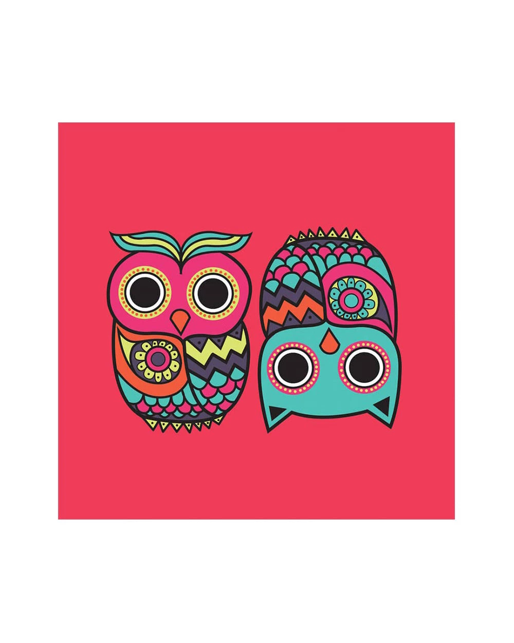 Chumbakdesign Owl Pink Wall Art 4 Chumbakdesign Owl Pink Wall Art