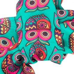 Chumbakdesign Bags & Accessories Owl Teal Scarf