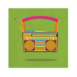 Chumbakdesign Radio Green Wall Art 13 Chumbakdesign Radio Green Wall Art