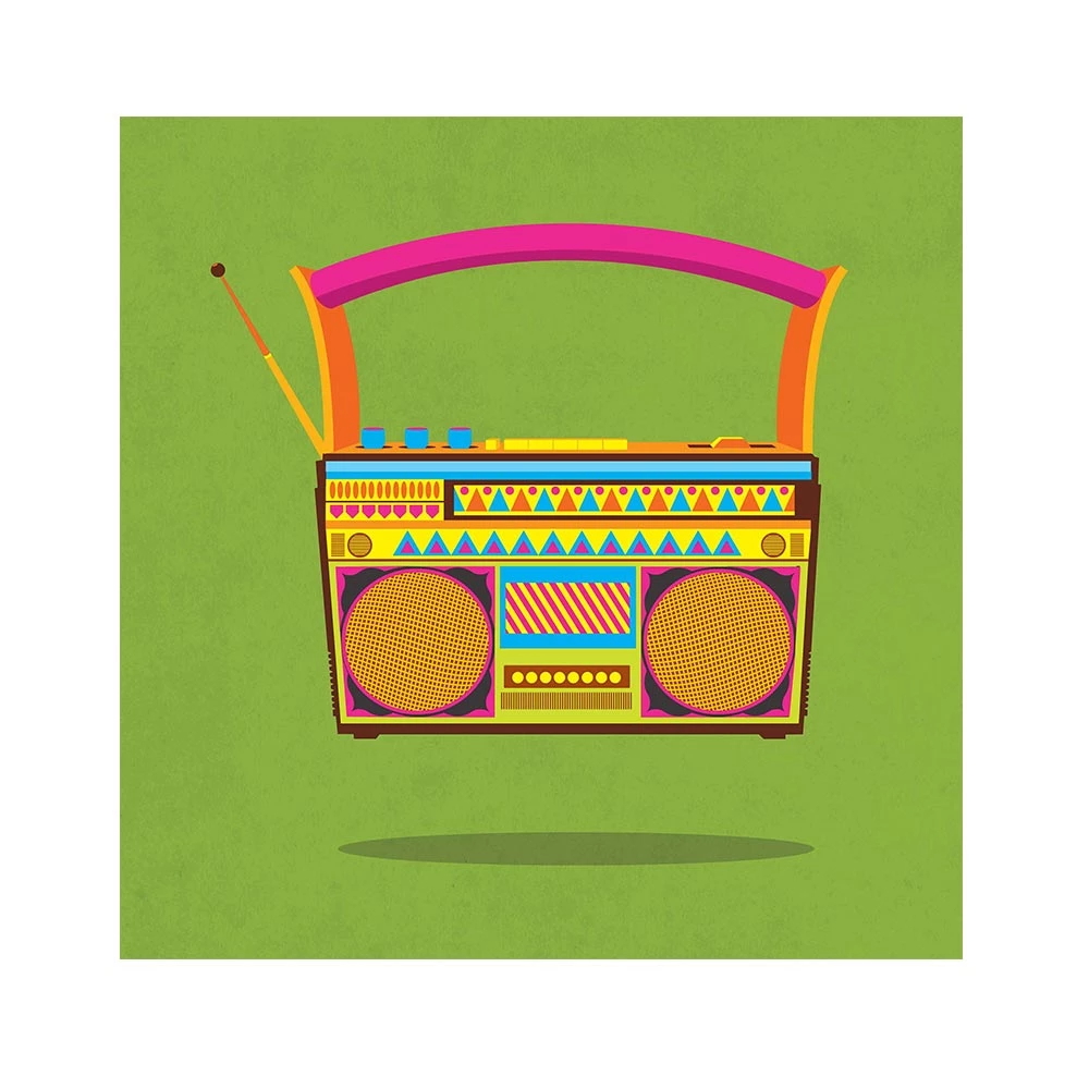 Chumbakdesign Radio Green Wall Art 5 Chumbakdesign Radio Green Wall Art