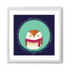 Chumbakdesign Circle Owls Teal Wall Art 14 Chumbakdesign Circle Owls Teal Wall Art