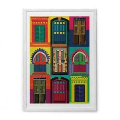 Chumbakdesign Decor & Living 9 Doors Wall Art