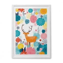 Chumbakdesign Decor & Living Forest Deer White Wall Art 19 Chumbakdesign Decor & Living Forest Deer White Wall Art