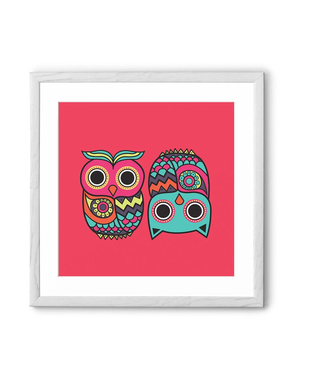 Chumbakdesign Owl Pink Wall Art 6 Chumbakdesign Owl Pink Wall Art