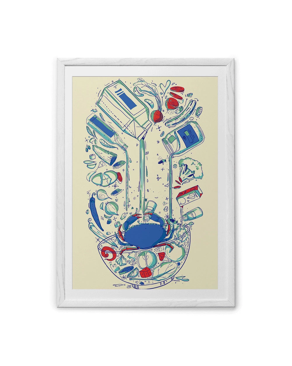 Chumbakdesign Salad White Wall Art 7 Chumbakdesign Salad White Wall Art