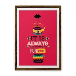 Chumbakdesign Decor & Living Chai Red Wall Art 22 Chumbakdesign Decor & Living Chai Red Wall Art