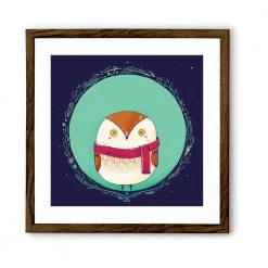 Chumbakdesign Circle Owls Teal Wall Art 16 Chumbakdesign Circle Owls Teal Wall Art
