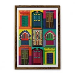 Chumbakdesign Decor & Living 9 Doors Wall Art