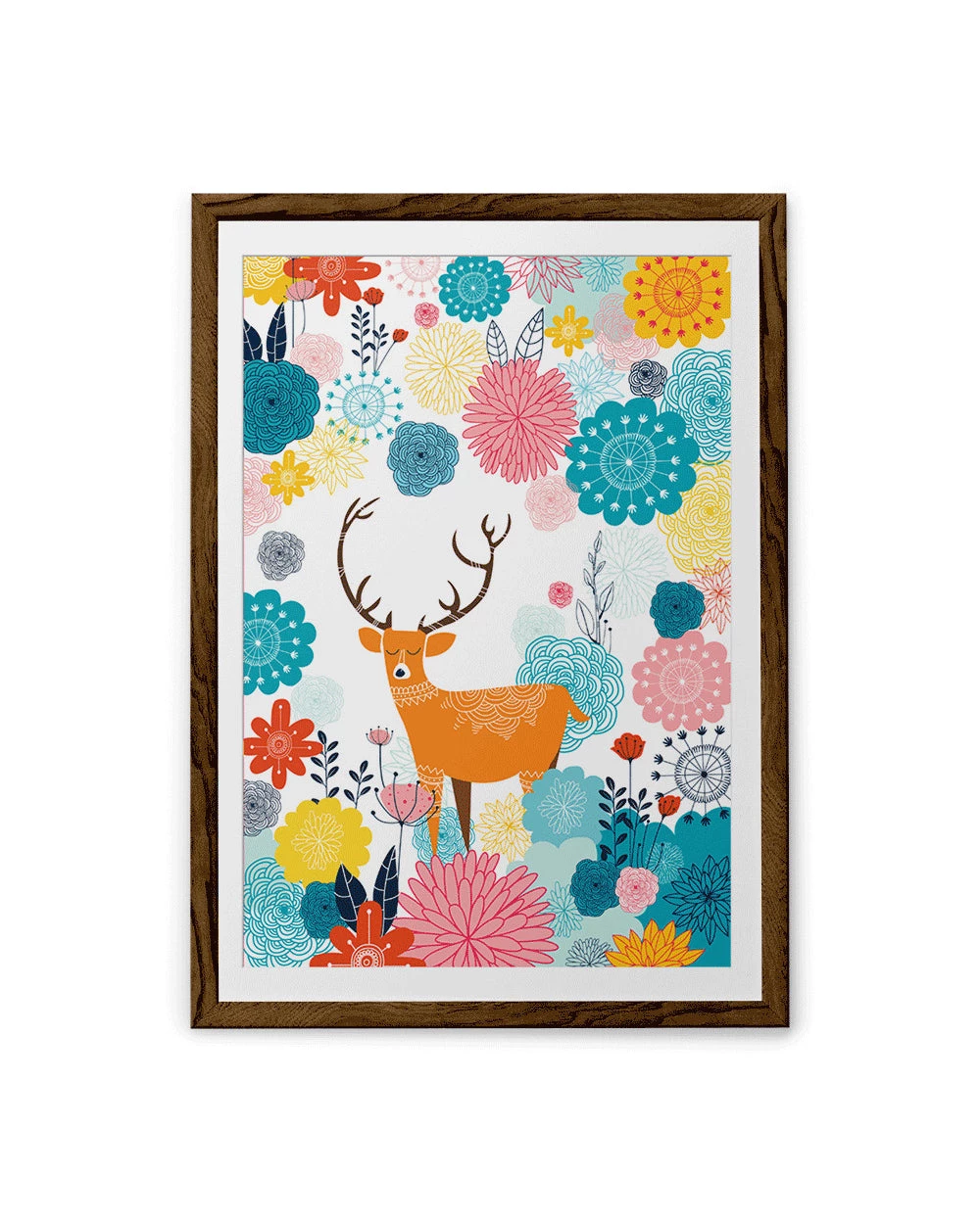 Chumbakdesign Decor & Living Forest Deer White Wall Art 10 Chumbakdesign Decor & Living Forest Deer White Wall Art