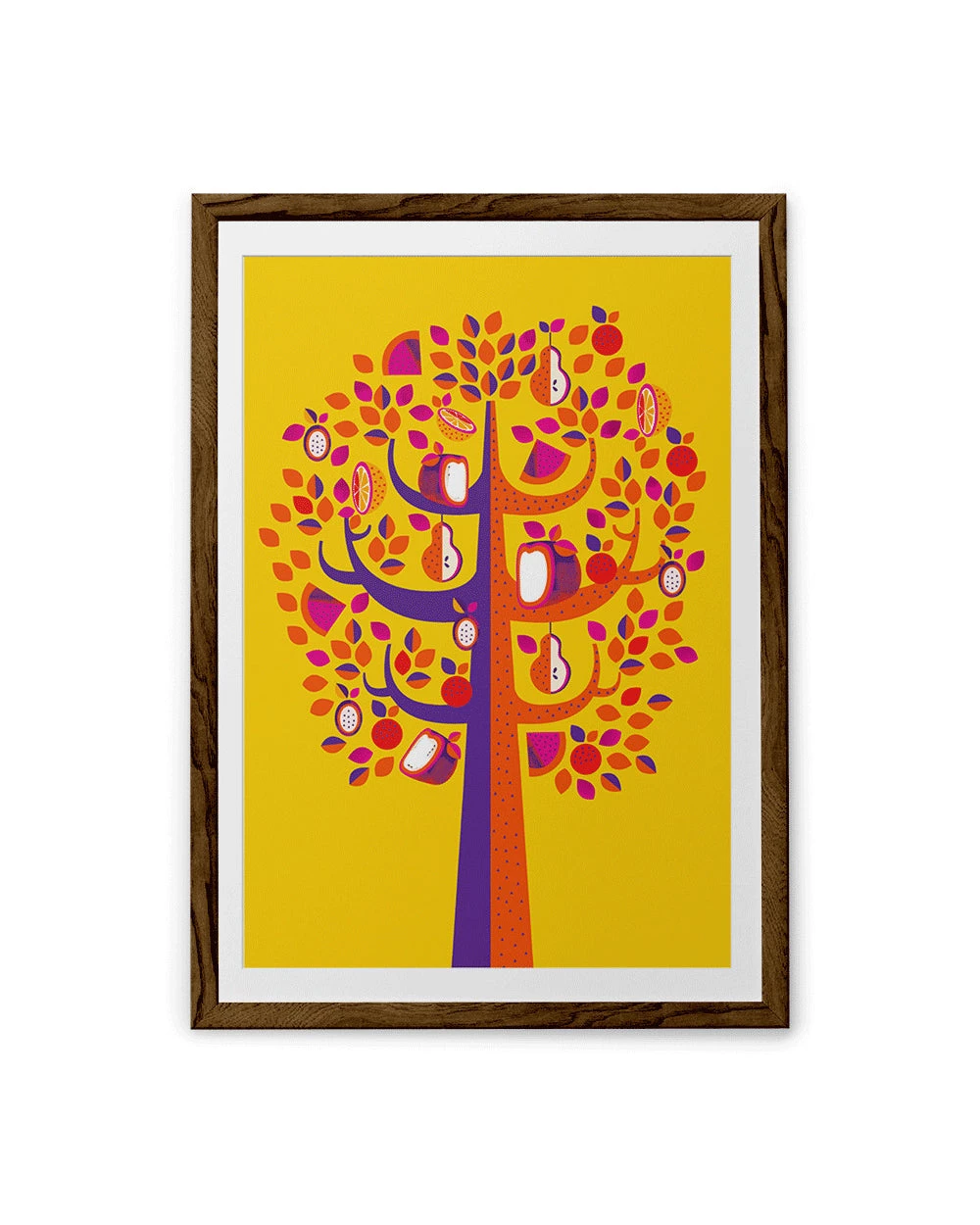 Chumbakdesign Pastel Tree Yellow Wall Art 10 Chumbakdesign Pastel Tree Yellow Wall Art