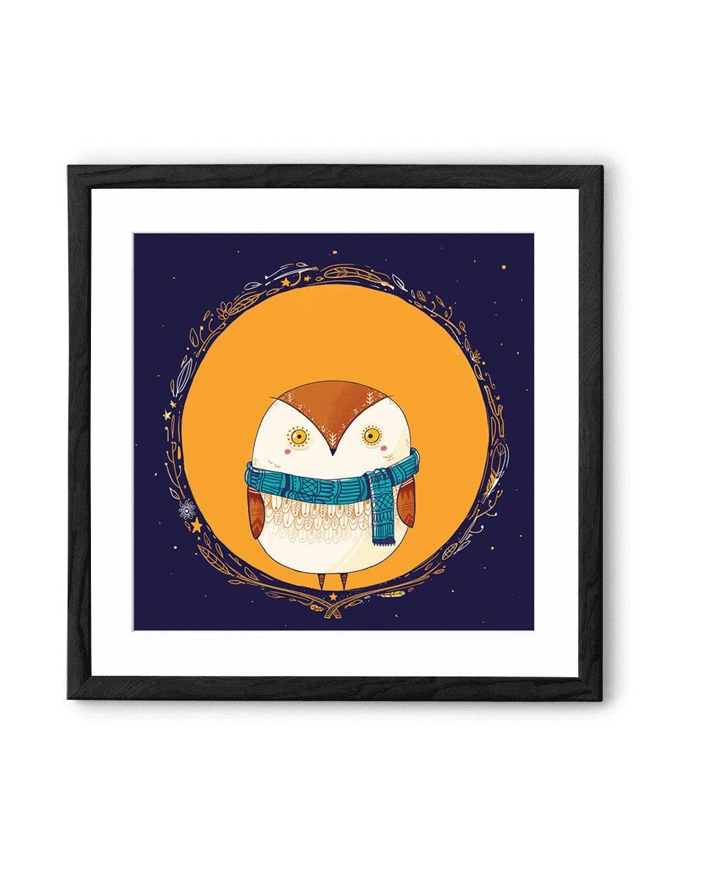 Chumbakdesign Circle Owl Orange Wall Art 10 Chumbakdesign Circle Owl Orange Wall Art
