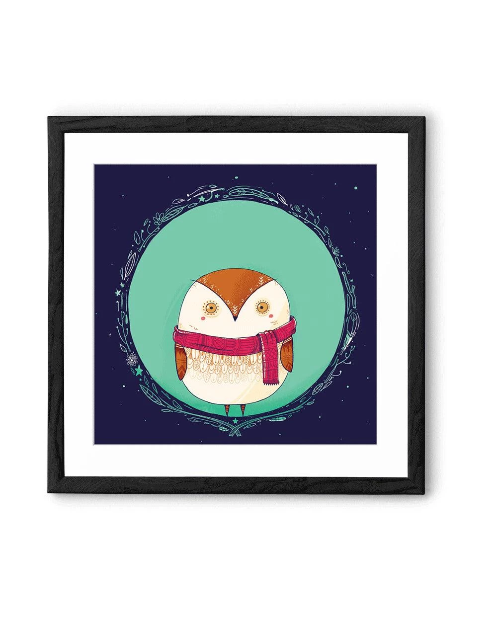 Chumbakdesign Circle Owls Teal Wall Art 10 Chumbakdesign Circle Owls Teal Wall Art