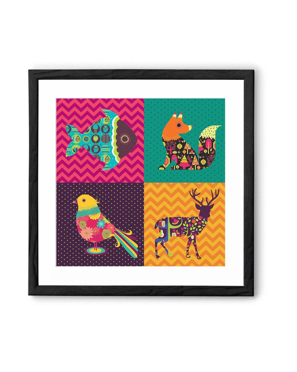 Chumbakdesign Four Animals Wall Art 10 Chumbakdesign Four Animals Wall Art