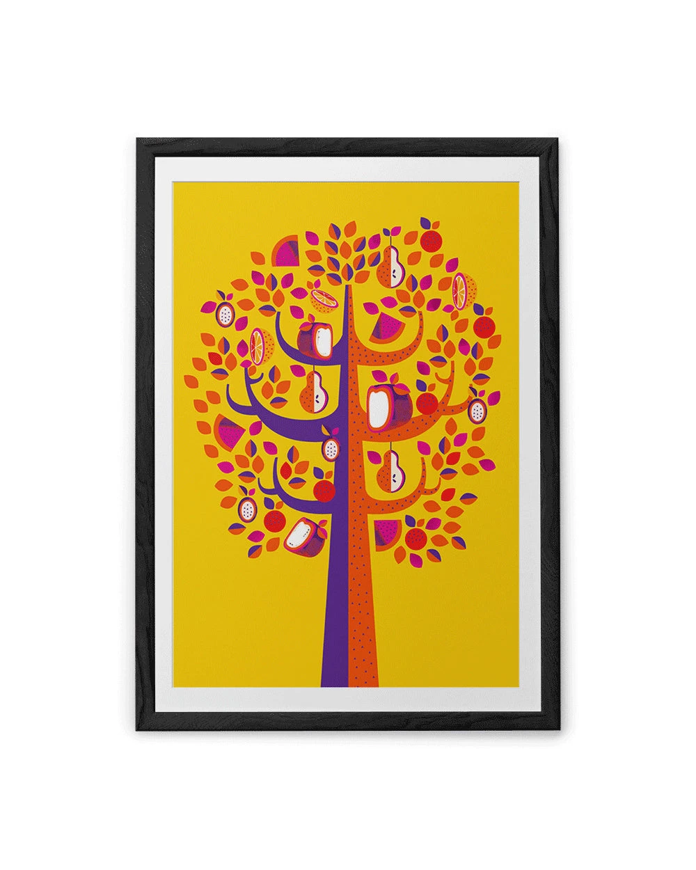 Chumbakdesign Pastel Tree Yellow Wall Art 13 Chumbakdesign Pastel Tree Yellow Wall Art