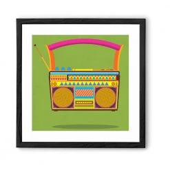 Chumbakdesign Radio Green Wall Art 18 Chumbakdesign Radio Green Wall Art
