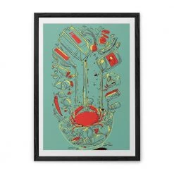 Chumbakdesign Decor & Living Salad Teal Wall Art