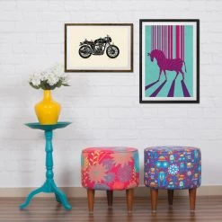 Chumbakdesign Café Racer Cream 16x24inch Print