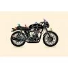 Chumbakdesign Café Racer Cream 16x24inch Print
