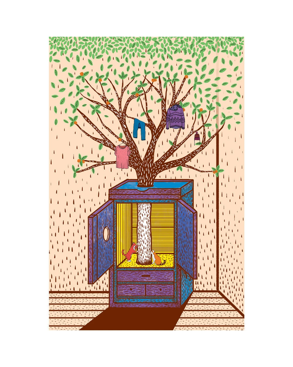 Chumbakdesign Enchanted Wardrobe Wall Art 4 Chumbakdesign Enchanted Wardrobe Wall Art