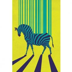 Chumbakdesign Striped Strings Wall Art - Yellow Decor & Living