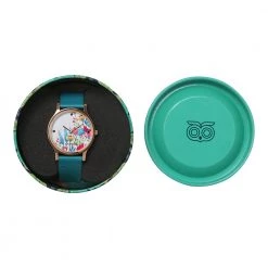 Chumbakdesign TEAL By Chumbak Floral Watercolours Watch ' Teal Watches & Jewellery