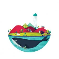 Chumbakdesign Whale Of A Time Wall Art Decor & Living